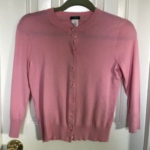 J. Crew Jackie Cardigan (Light Pink)